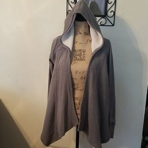 Hollister Drape Front Hooded Sweater
